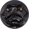 Picture of 2023 CIT Caiman 2 oz Obsidian Black Ultra High Relief Silver Coin - 30374