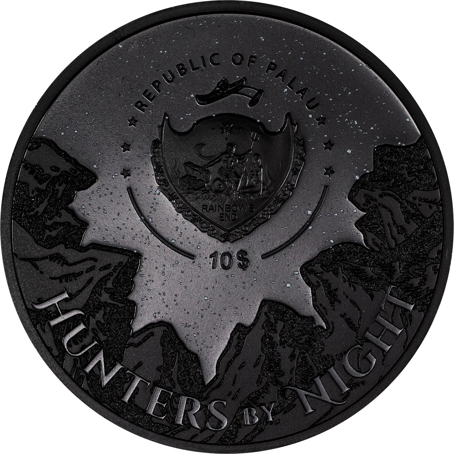 Picture of 2023 CIT Caiman 2 oz Obsidian Black Ultra High Relief Silver Coin - 30374
