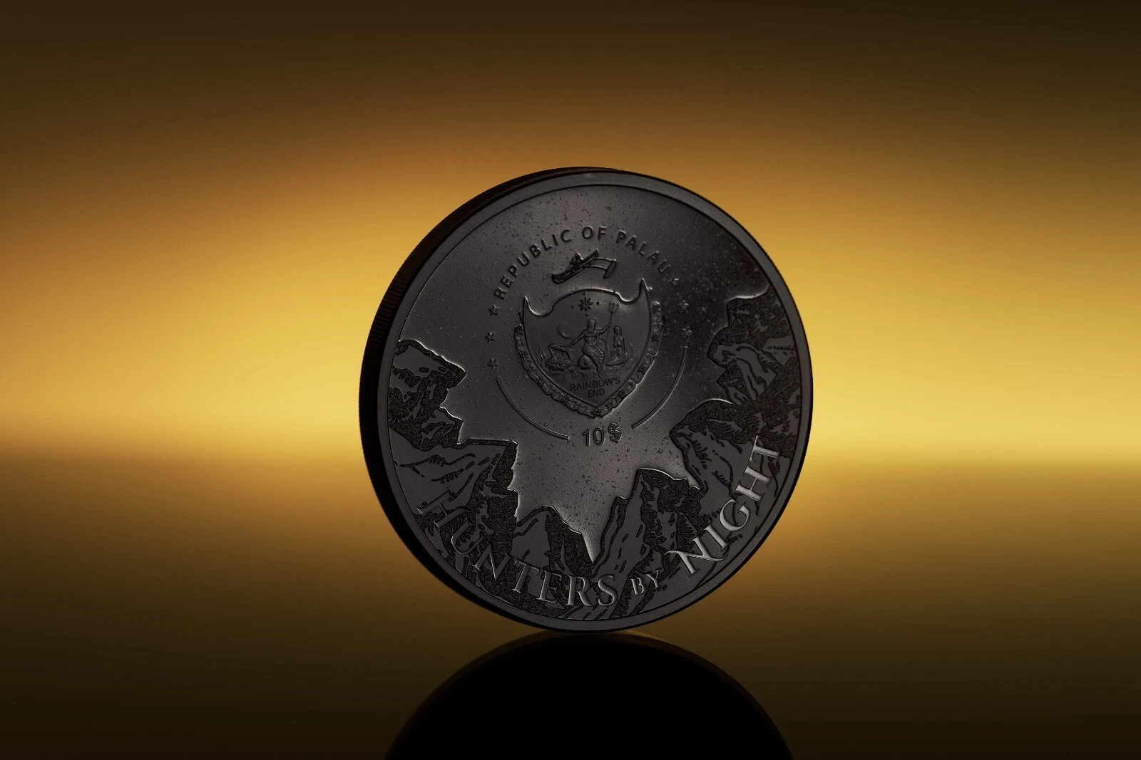 Picture of 2023 CIT Caiman 2 oz Obsidian Black Ultra High Relief Silver Coin - 30374