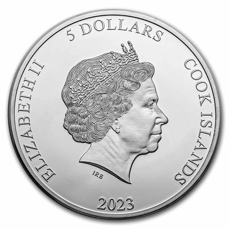 Picture of 2023 CIT Iron Maiden Eddie The Trooper 1 oz Colorized Proof Silver Coin - 30040