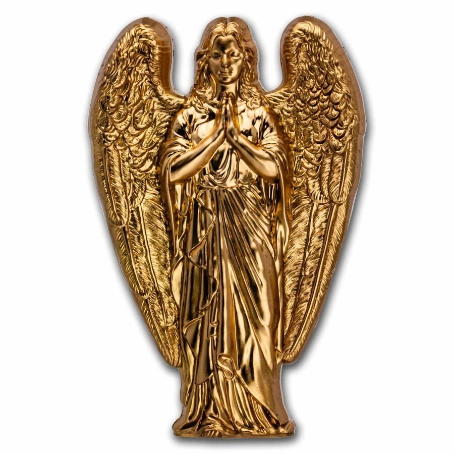 Picture of 2023 CIT Angel of Mercy 3 oz Ultra High Relief Silk Finish Gilded Silver - 30193