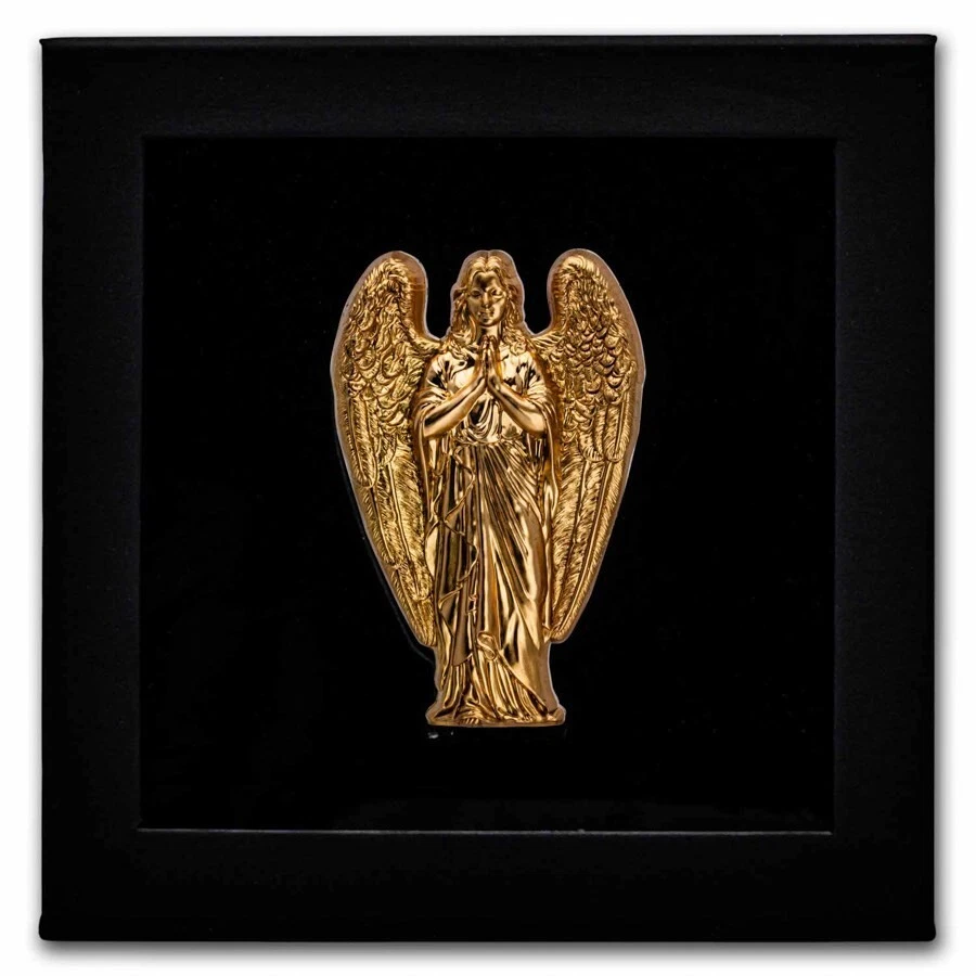 Picture of 2023 CIT Angel of Mercy 3 oz Ultra High Relief Silk Finish Gilded Silver - 30193