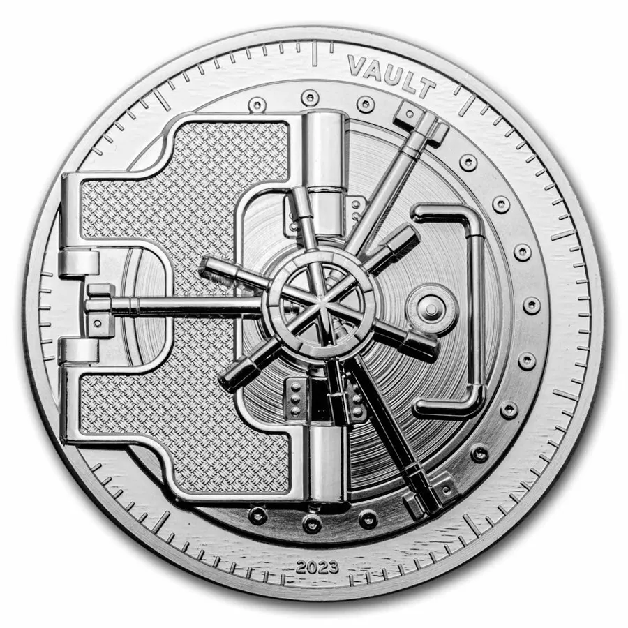 Picture of 2023 CIT Vault Door 3 oz Ultra High Relief Proof Silver Coin - 30331