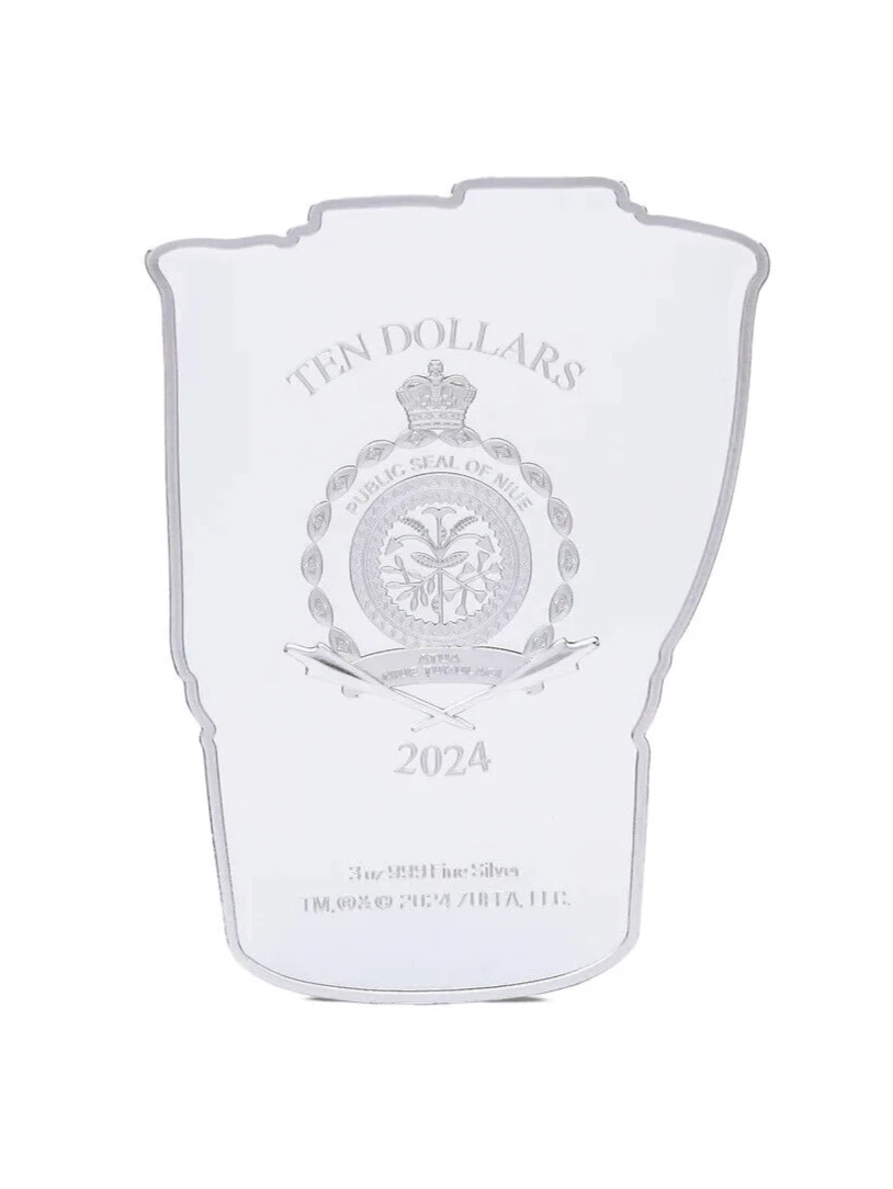 Picture of 2024 Agoro By New Zealand Mint UFC Glove Shaped 3 oz Proof Silver Coin