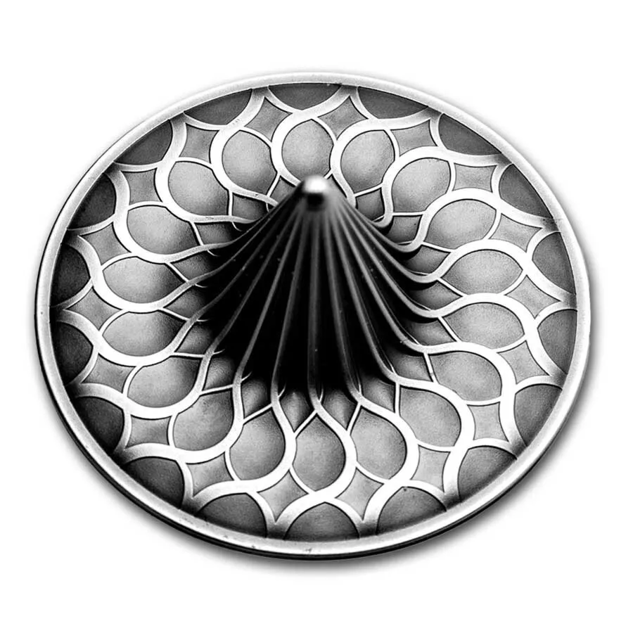 Picture of 2024 CIT Spinning Coin 1 oz Ultra High Relief Antique Silver Coin - 30560