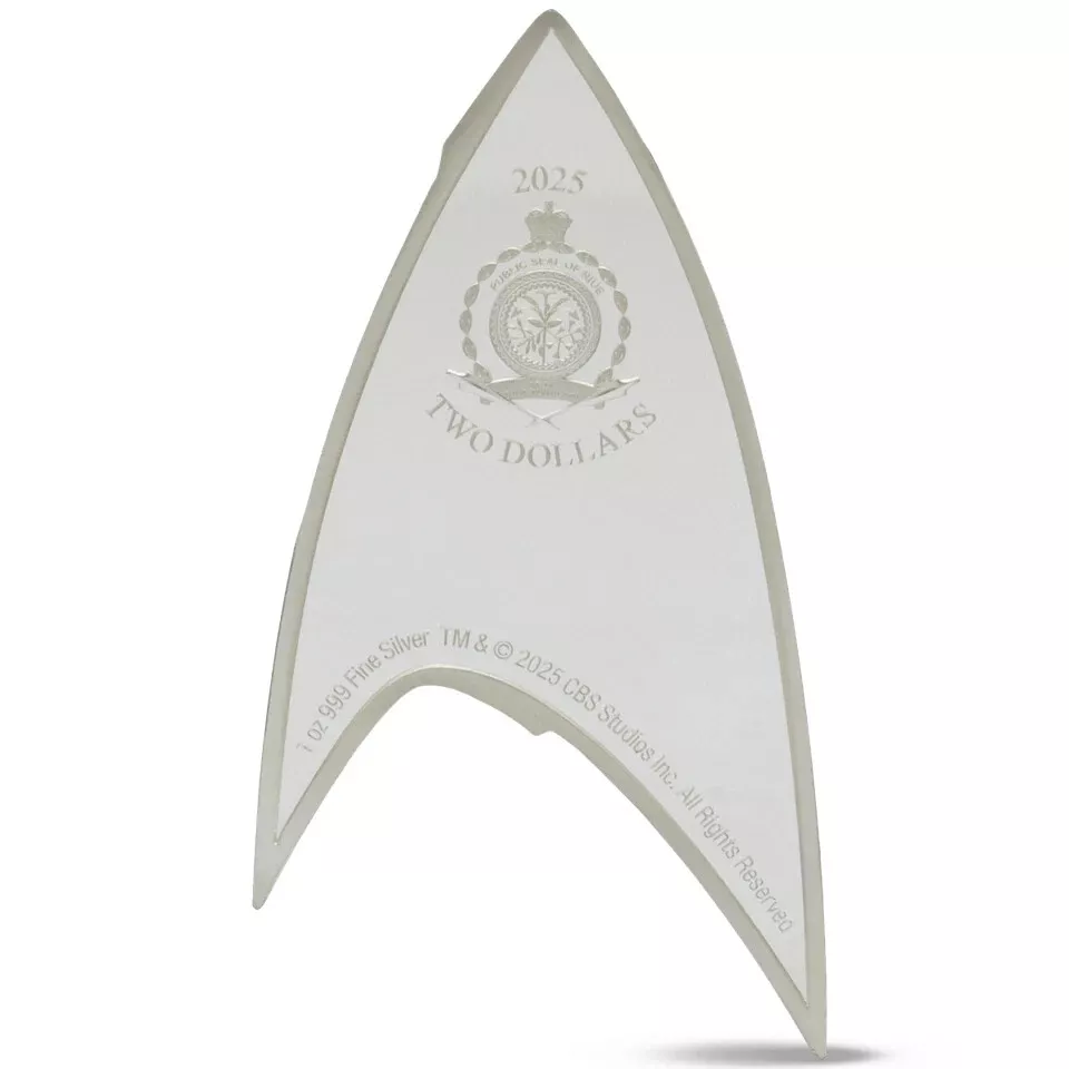 Picture of 2025 Agoro Star Trek Starfleet – Medical Insignia 1 oz Silver Coin