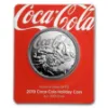 Picture of 2019 Scottsdale Mint Coca-Cola Holiday Santa 1 oz Silver Coin - In Assay