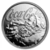 Picture of 2019 Scottsdale Mint Coca-Cola Holiday Santa 1 oz Silver Coin - In Assay