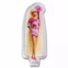 Picture of 2024 Pamp Suisse Totally Hair Barbie Shaped 1 oz Colorized Silver Coin