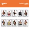 Picture of 2024 Agoro UFC Trading Coins: 2 x 1 oz Silver Bar - New / Sealed