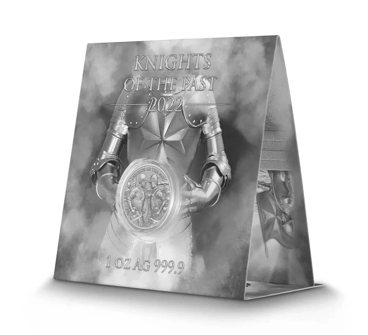 Picture of 2022 Germania Mint Knights of the Past 1 oz Silver Coin (Card, Capsule, COA)
