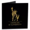 Picture of 2024 Samoa 3D Statue of Liberty 5 oz Colorized Silver Figurine - Case, Box, COA