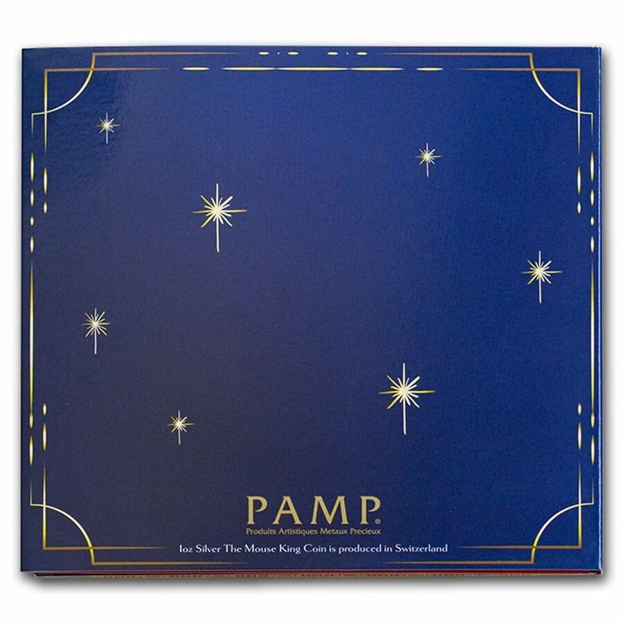 Picture of 2023 Pamp Nutcracker The Mouse King 1 oz Colorized Reverse Proof Silver Coin