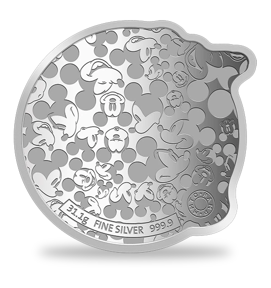 Picture of (Lot of 3) 1 oz Silver Pamp MMTC Disney Mickey, Minnie & Friends, & Frozen Round