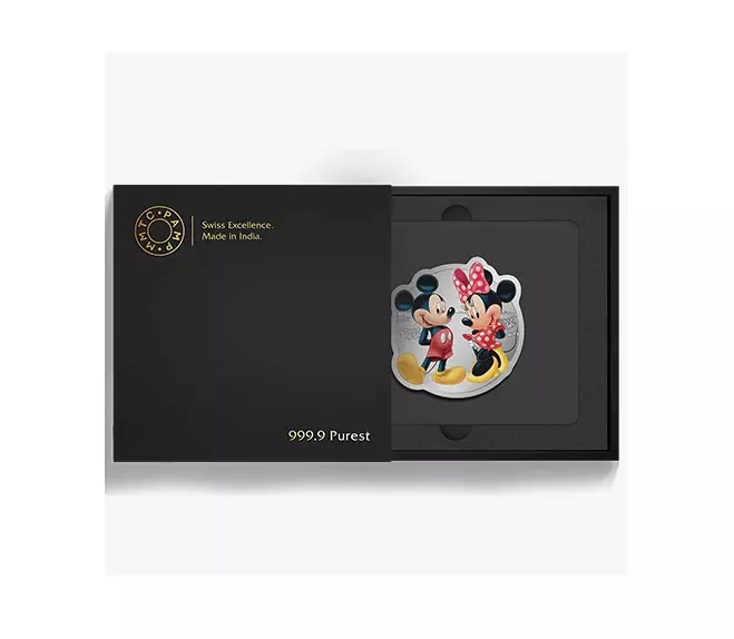 Picture of (Lot of 3) 1 oz Silver Pamp MMTC Disney Mickey, Minnie & Friends, & Frozen Round