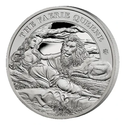 Picture of 2023 East India Company Una & The Lion 1 oz Proof Silver Coin - In Box w/ Coa