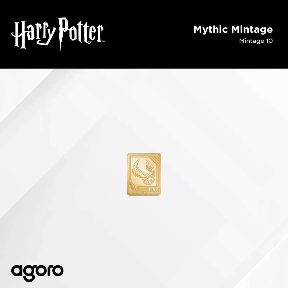 Picture of 2023 New Zealand Mint Sealed Harry Potter Trading Coins: 2 x 1 oz Silver Bar