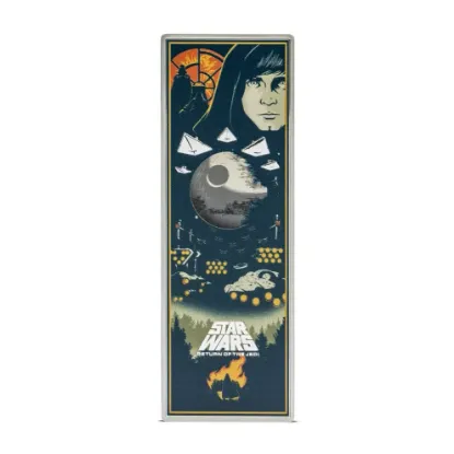 Picture of 2024 Agoro Star Wars Return of the Jedi 3 oz Colorized Proof Silver Coin