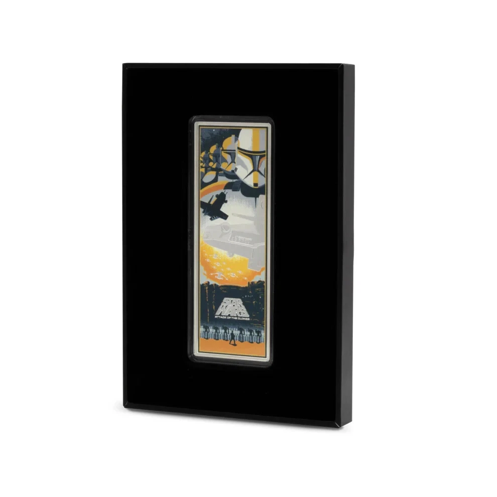 Picture of 2025 Agoro Star Wars Attack of the Clones 3 oz Colorized Proof Silver Coin