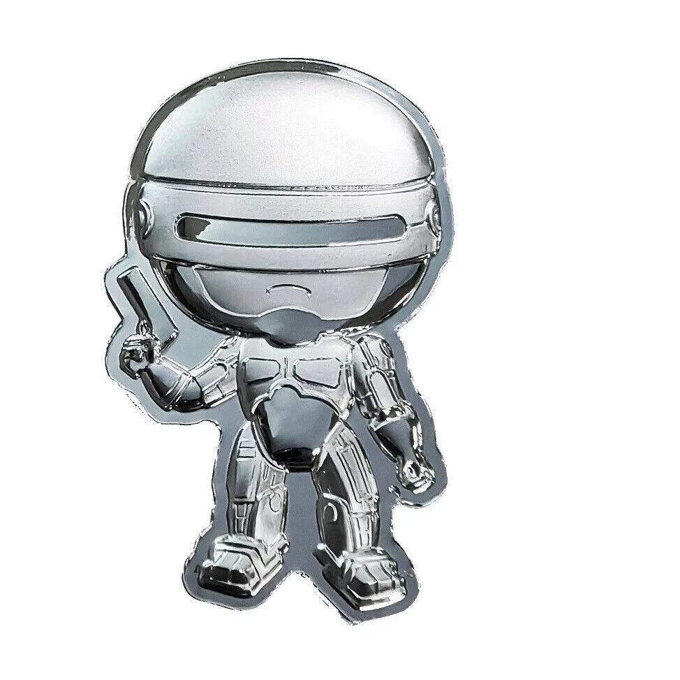 Picture of 2024 Fiji RoboCop Shaped Proof-Like 1 oz Silver Coin - copy
