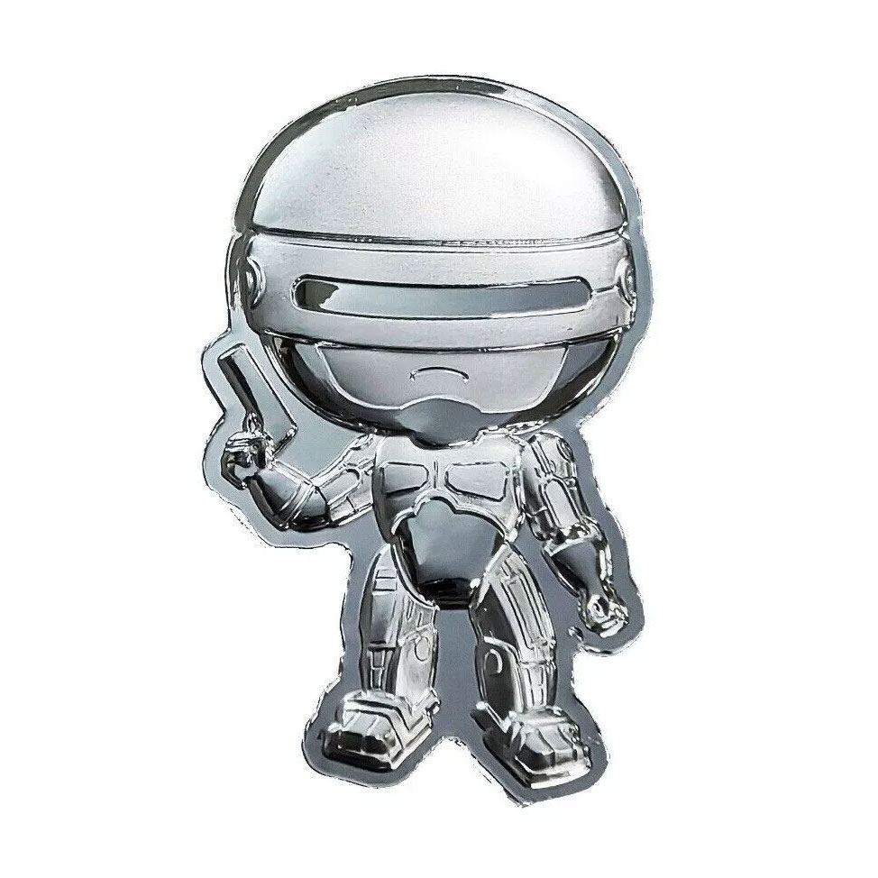 Picture of 2024 Fiji RoboCop Shaped Proof-Like 1 oz Silver Coin
