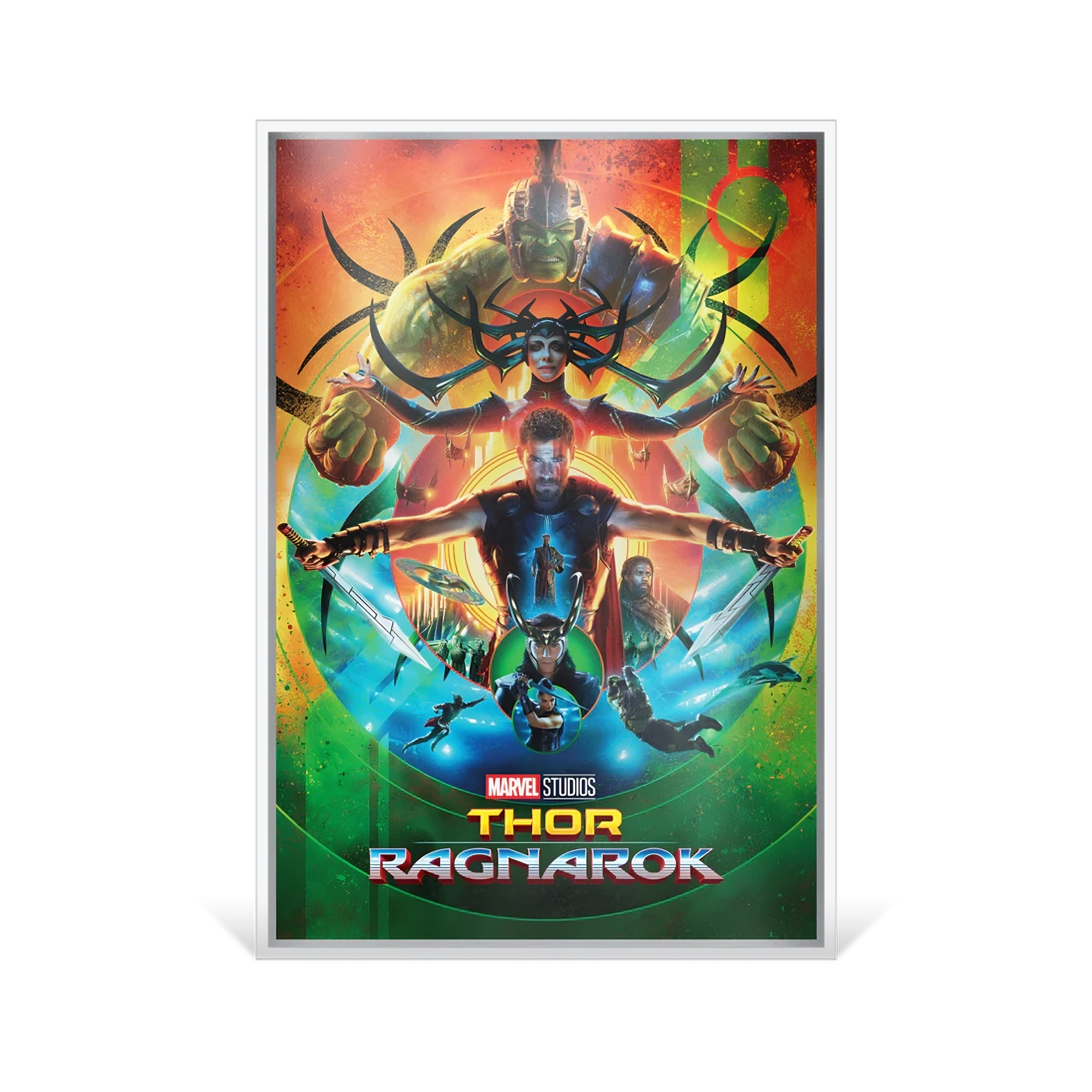 Picture of 2025 Agoro Marvel Infinity Saga Phase 3 Thor Ragnarok 1.5 oz Silver Foil