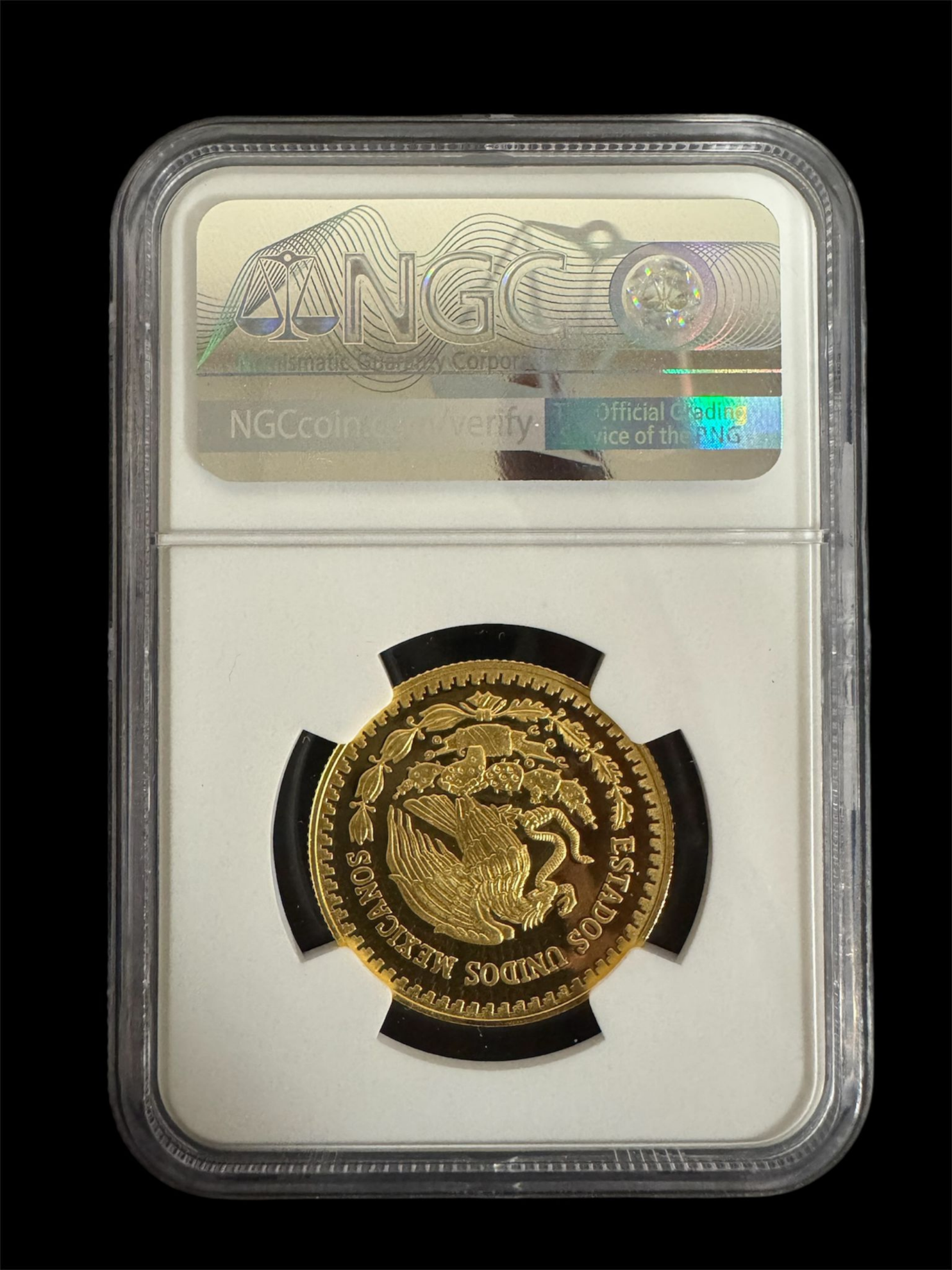 Picture of 2018 Mexico 1/2 oz Onza Proof Gold Libertad Coin NGC PF 70 Ultra Cameo (UCAM)