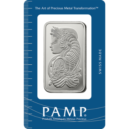 Picture of Pamp Suisse Lady Fortuna 1 oz Silver Bar - In Assay