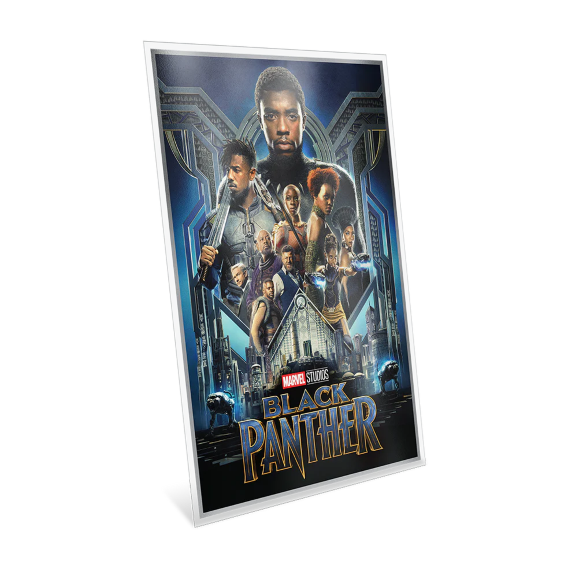 Picture of 2025 Agoro Marvel Infinity Saga Phase-3 Black Panther 1.5 oz Sliver Foil