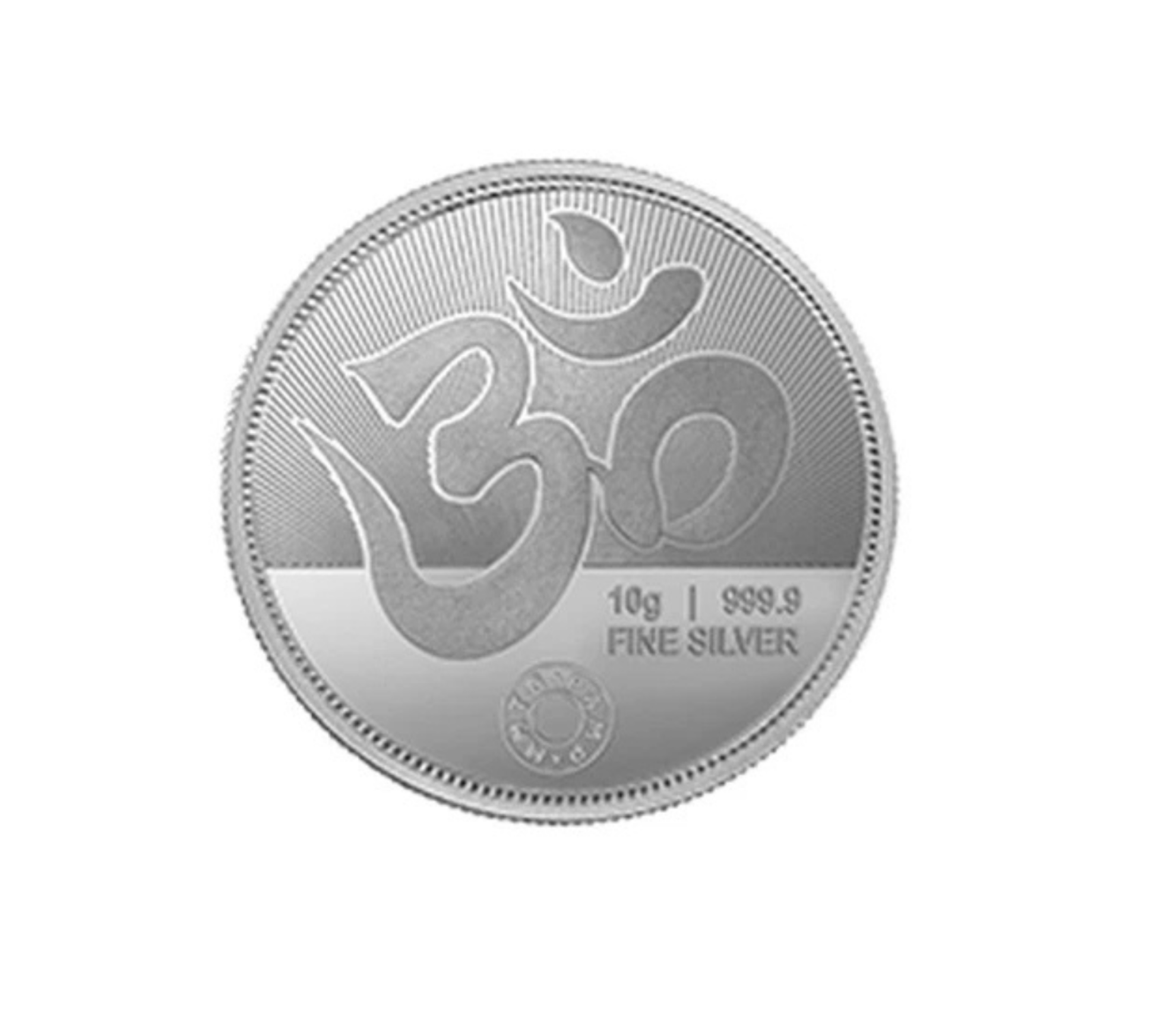 Picture of Pamp Mmtc Ganesh Lakshmi Ji 10 Gram Silver Round - In Assay