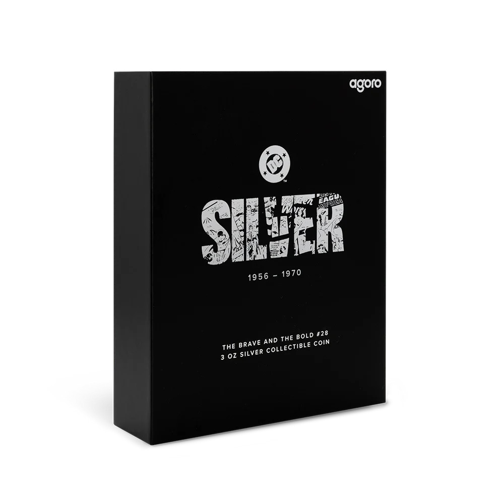 Picture of 2025 Agoro DC 90th Anni. The Brave and The Bold #28 (Justice League) 3 oz Silver Coin