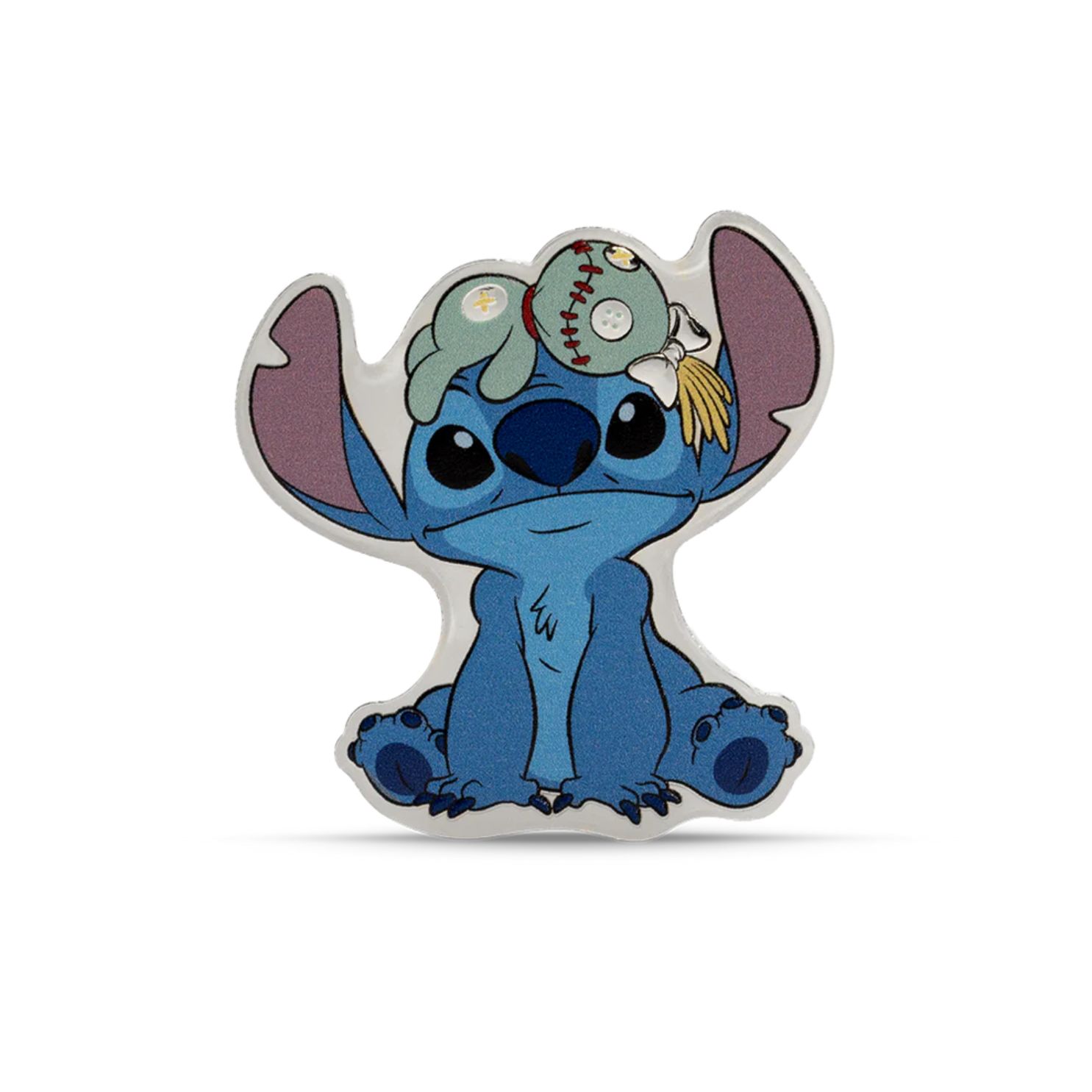 Picture of 2025 Agoro Disney Stitch & Scrump - Ohana 1 oz Colorized Silver Coin