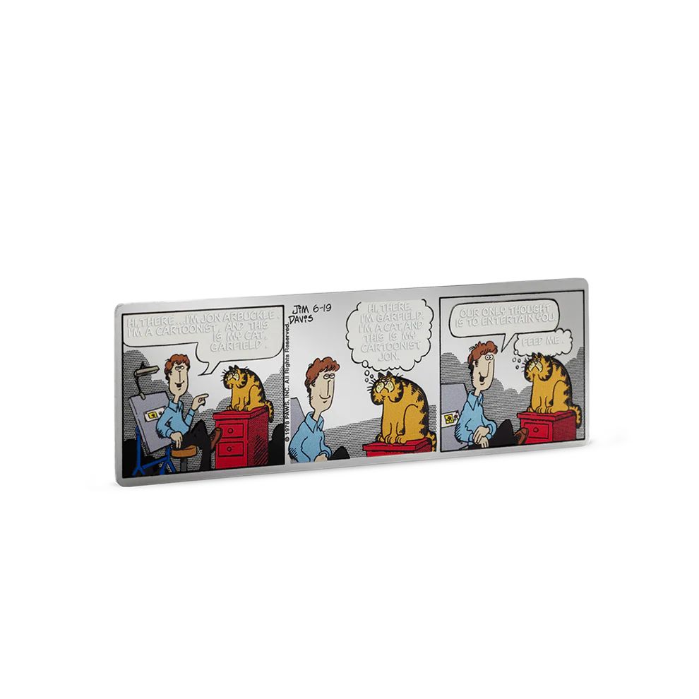 Picture of 2025 Agoro Grafield Comic Set - Garfield First Ever 1 oz Silver Coin