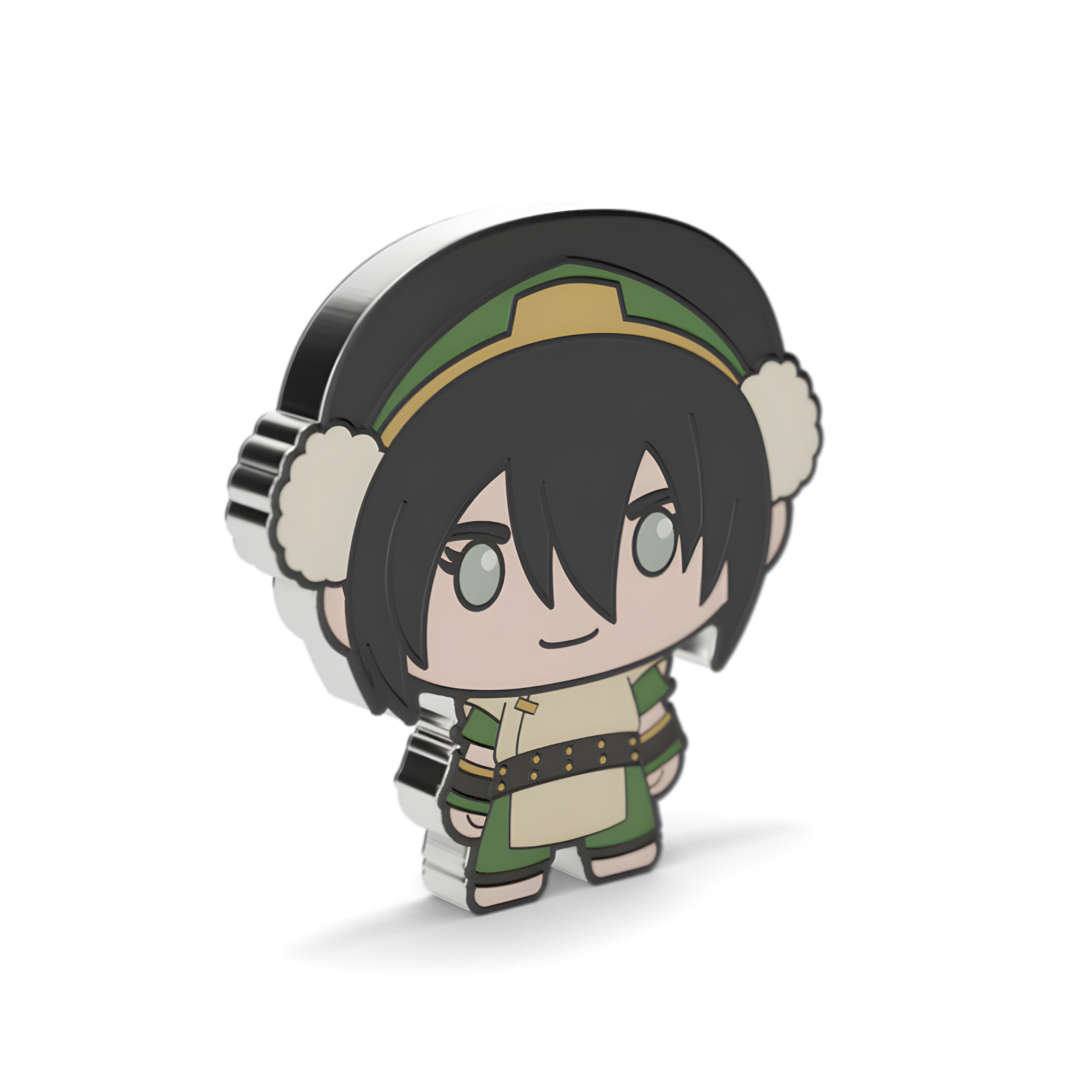 Picture of 2025 Agoro Nickelodeon Avatar the Last Airbender - Toph 1 oz Silver Chibi Coin