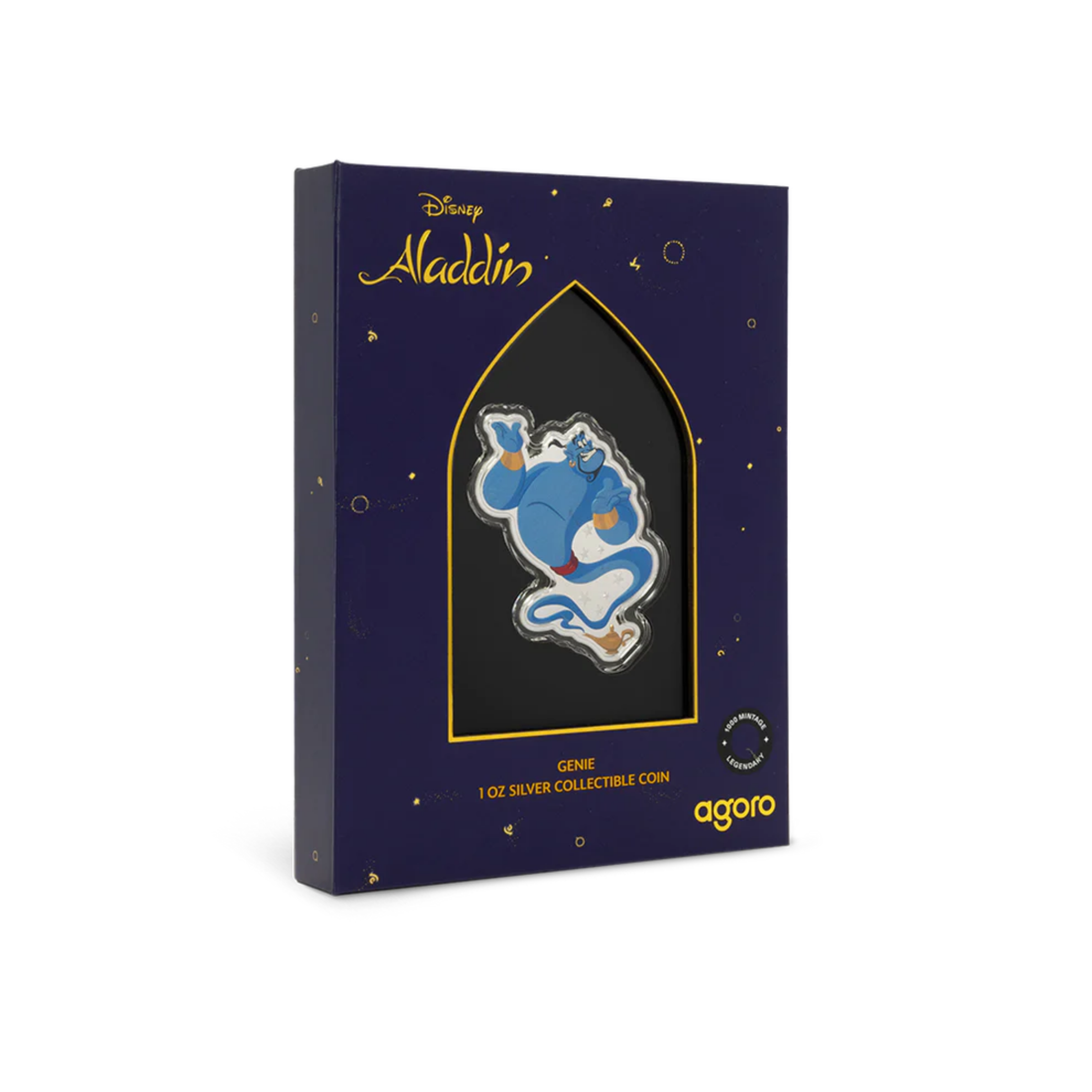 Picture of 2025 Agoro Disney Aladdin - Genie 1 oz Colorized Silver Coin