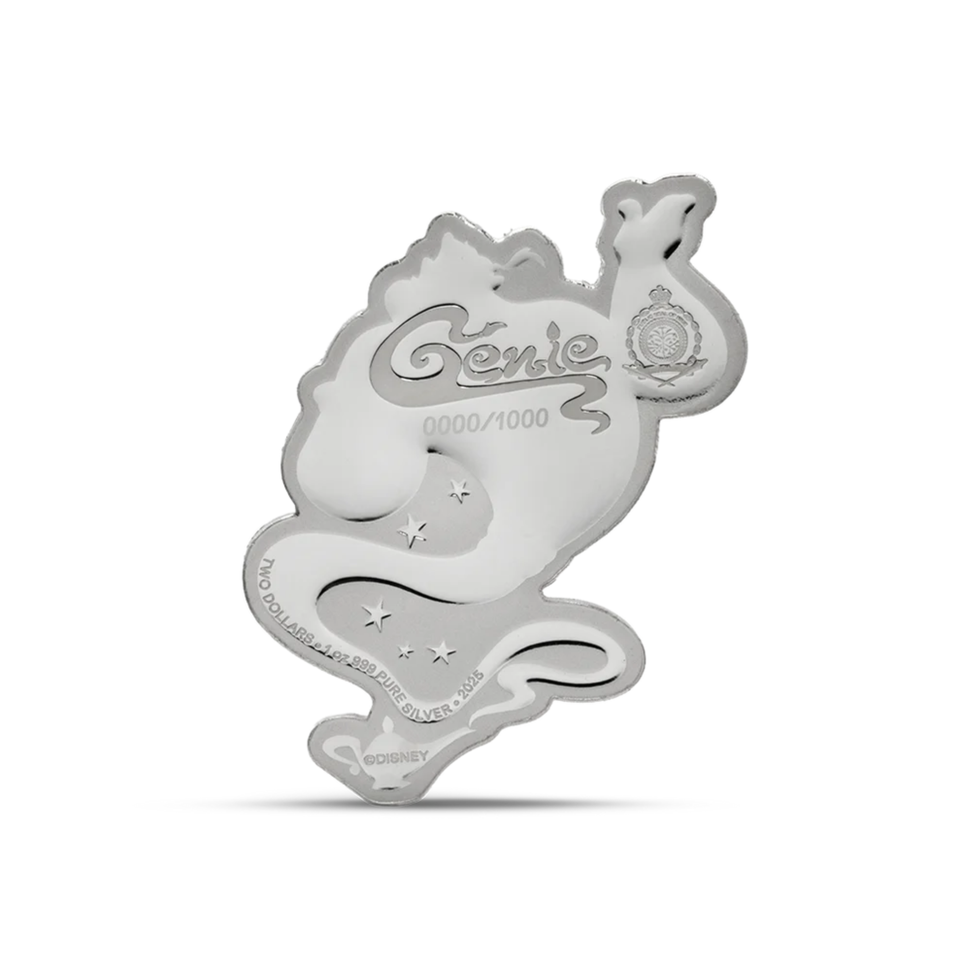 Picture of 2025 Agoro Disney Aladdin - Genie 1 oz Colorized Silver Coin