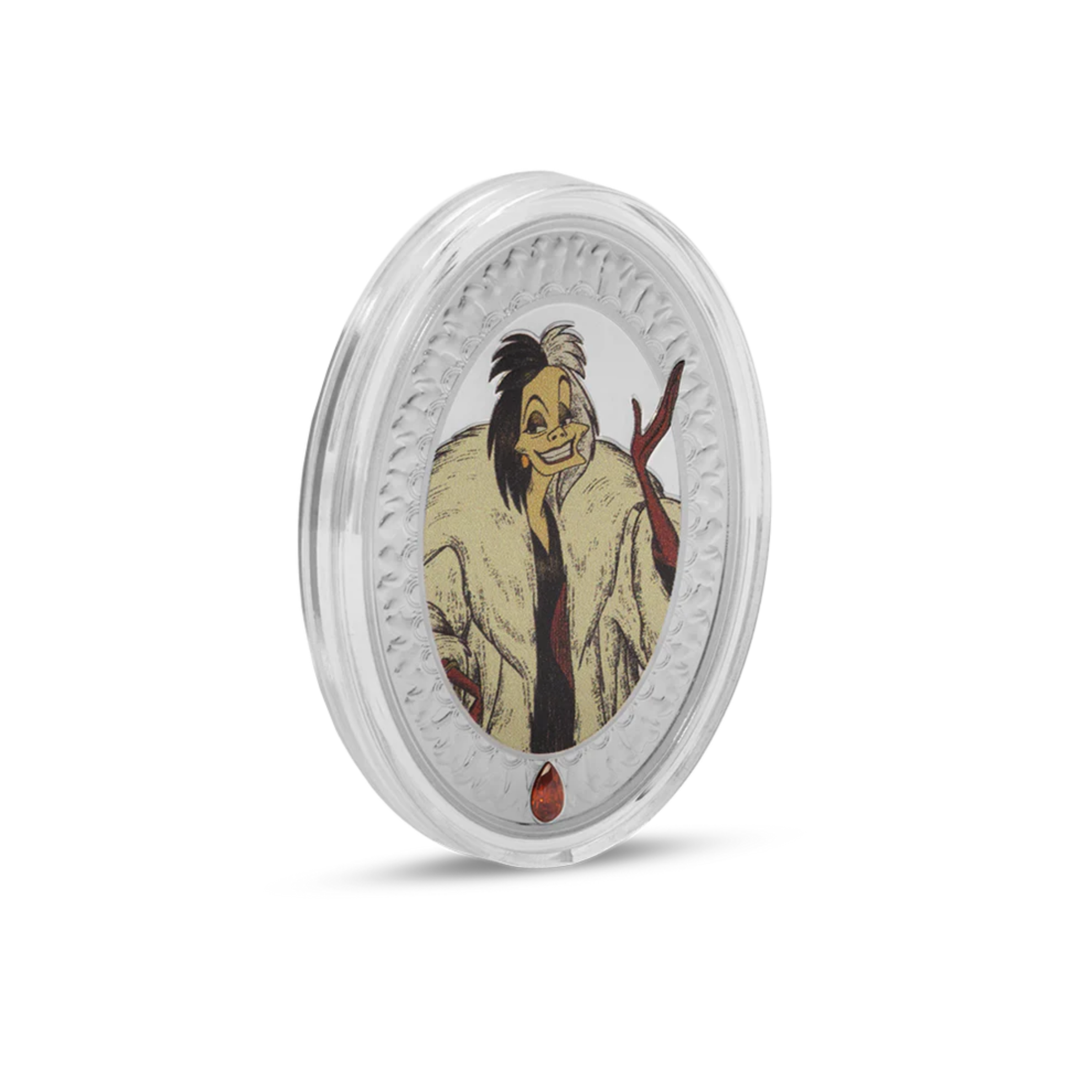 Picture of 2025 Agoro Disney Villains - Cruella DE VIL 1 oz Colorized Silver Coin