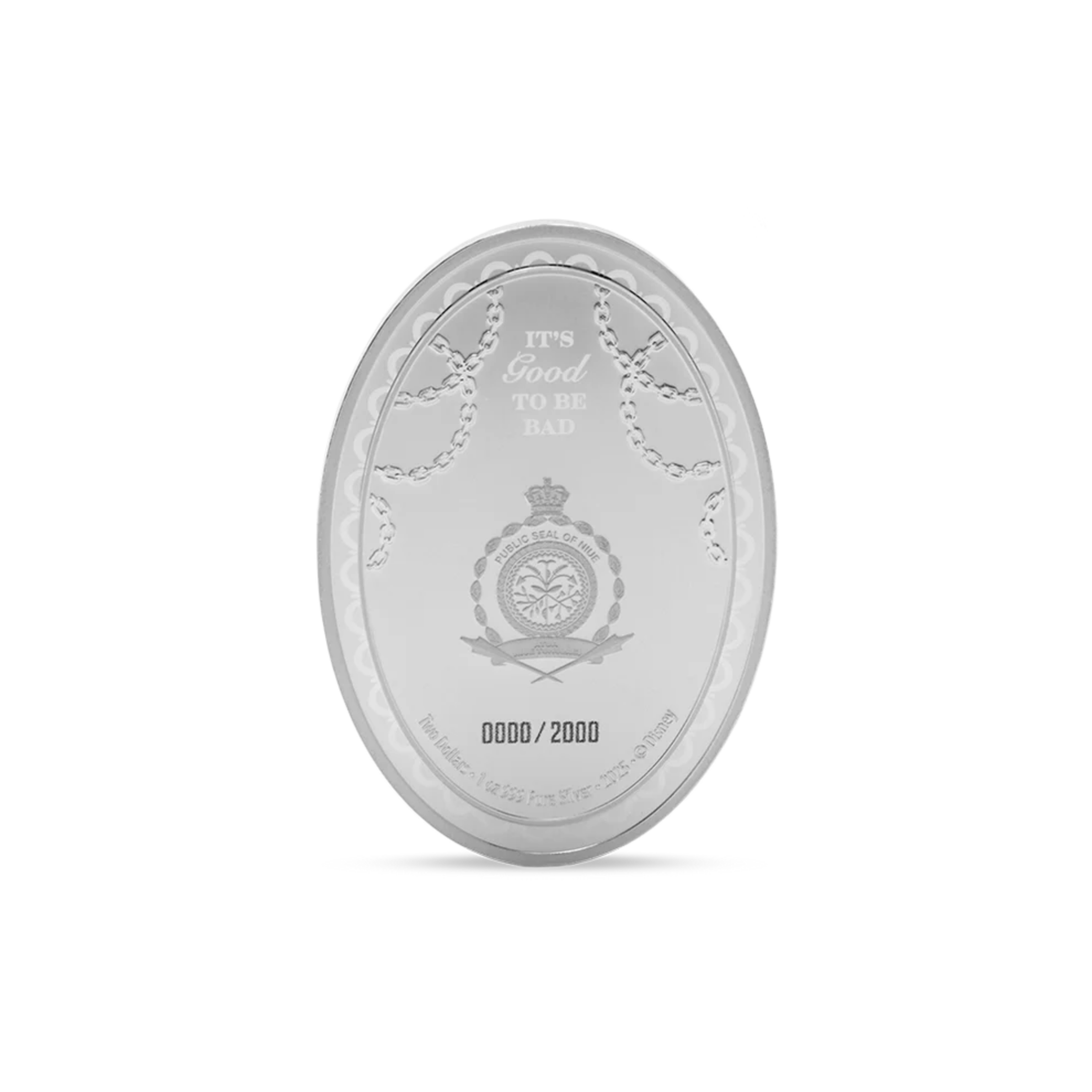 Picture of 2025 Agoro Disney Villains - Cruella DE VIL 1 oz Colorized Silver Coin