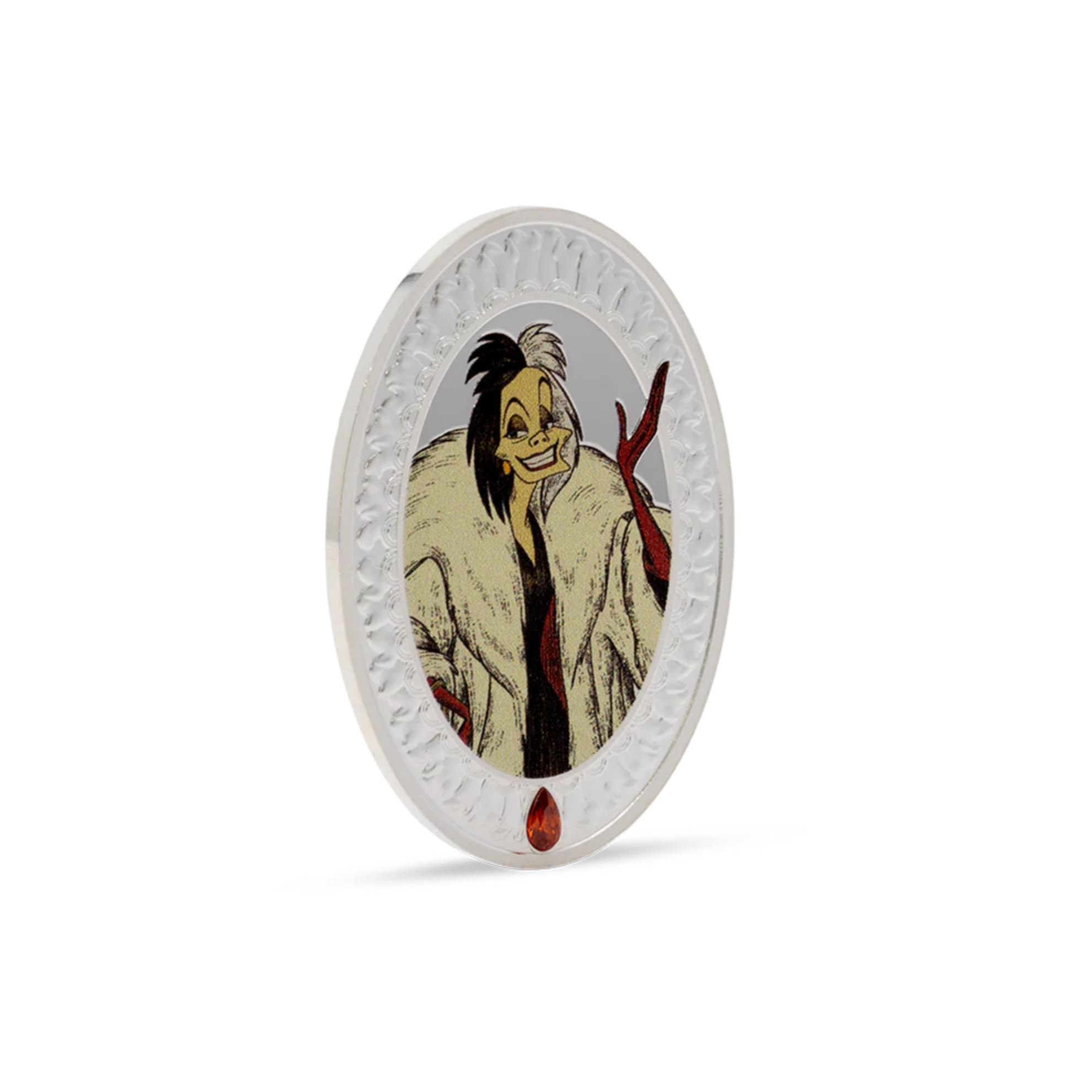 Picture of 2025 Agoro Disney Villains - Cruella DE VIL 1 oz Colorized Silver Coin