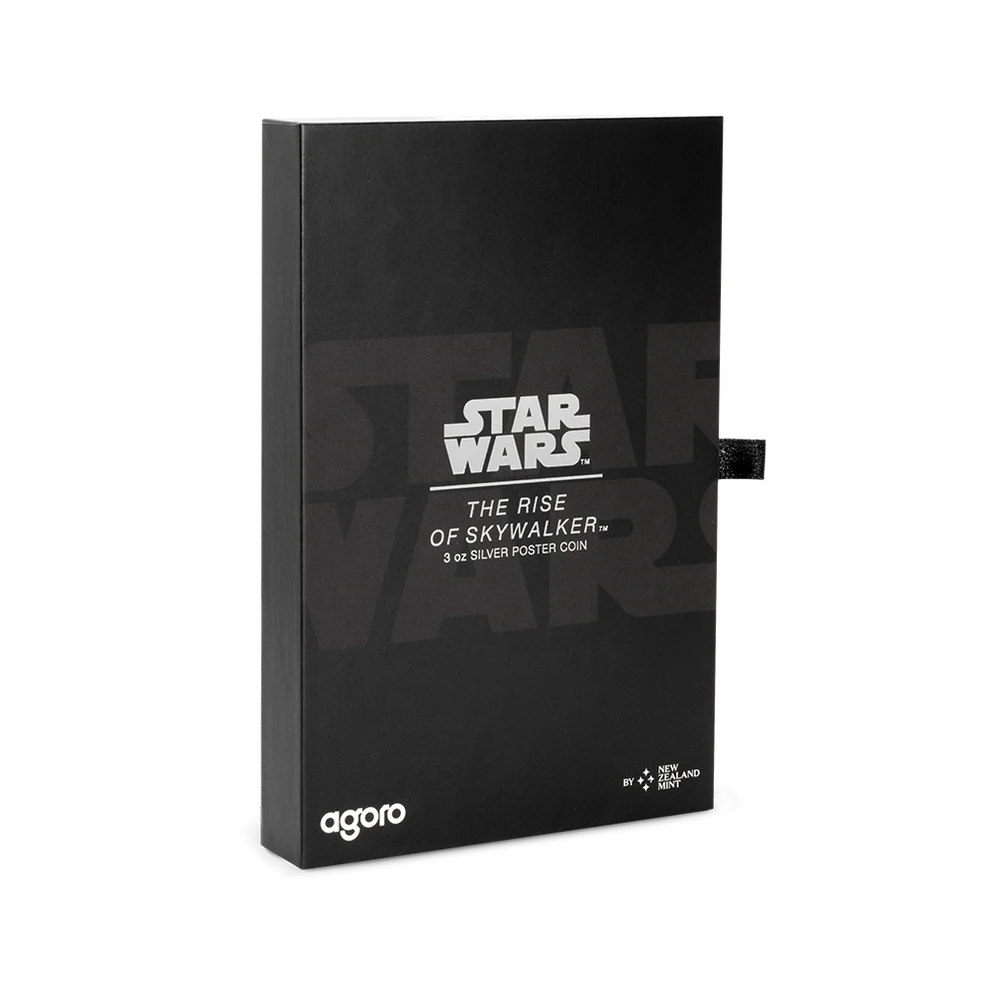 Picture of 2025 Agoro Star Wars The Rise Of Skywalker 3 oz Silver Poster Coin