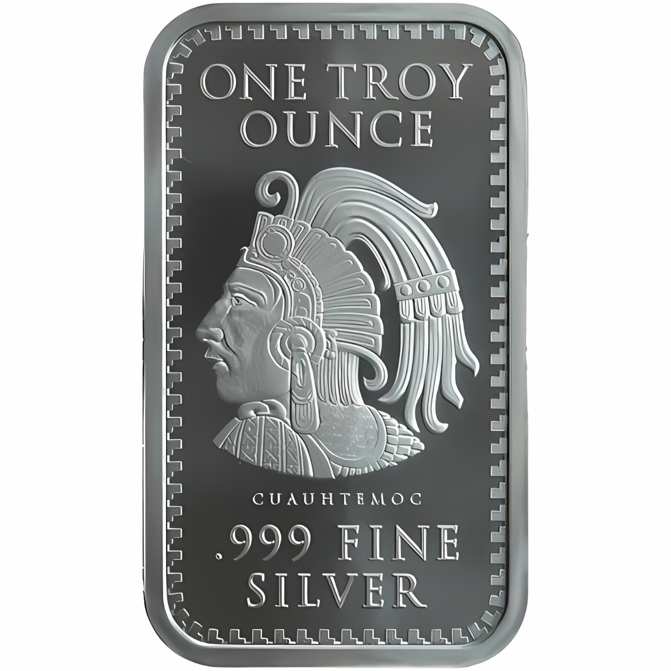 Picture of Golden State Mint (GSM) Aztec Mayan Calendar 1 oz Silver Bar