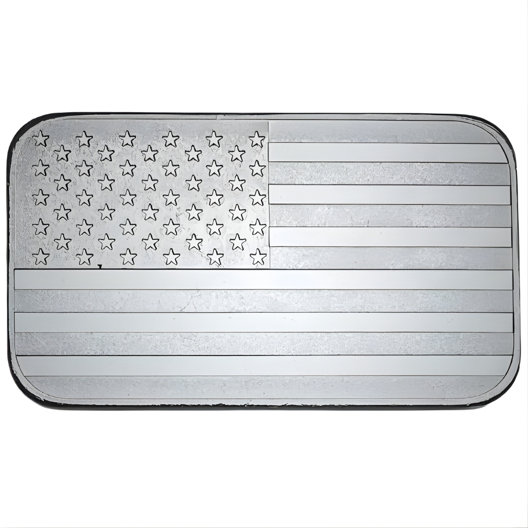 Picture of Highland Mint American Flag 1 oz Silver Bar - Sealed