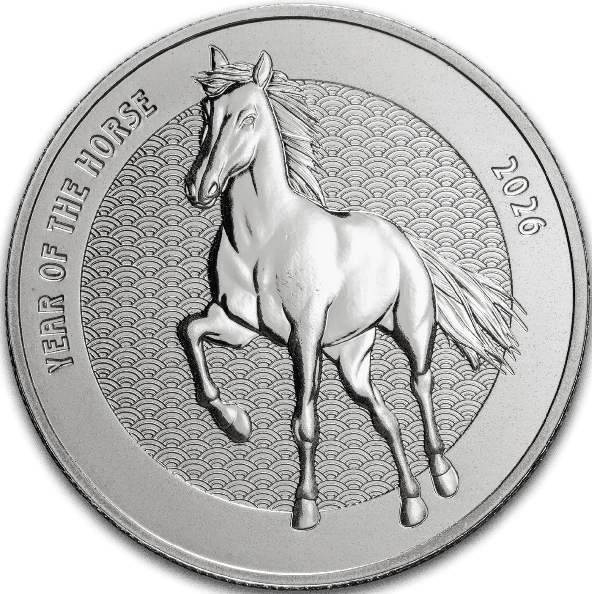 Picture of (Tube of 20) 2026 Lunar Series 2 Year of the Horse 1 oz Silver Coin