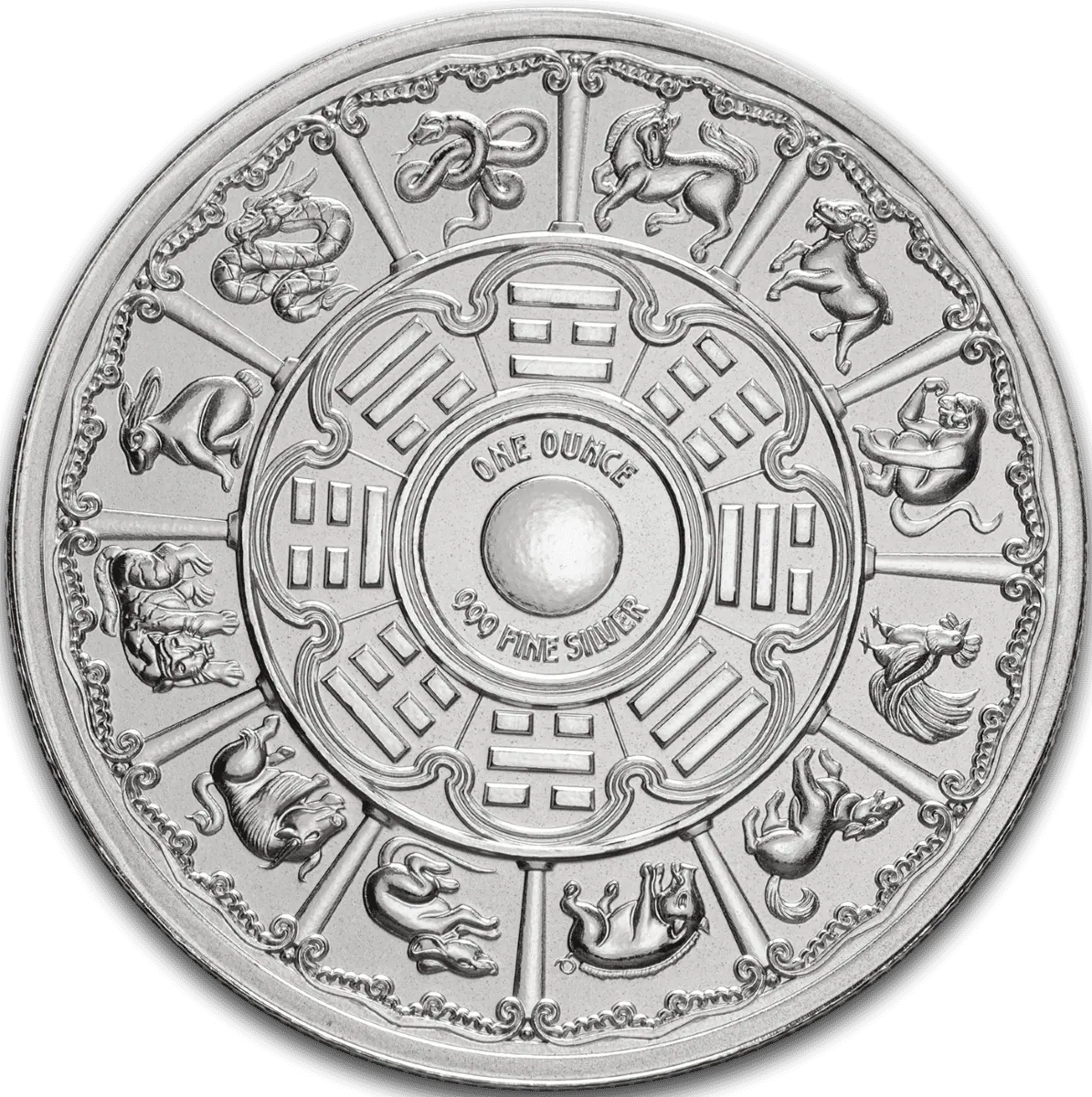 Picture of (Tube of 20) 2026 Lunar Series 2 Year of the Horse 1 oz Silver Coin