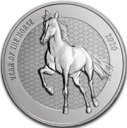 Picture of 2026 Lunar Series 2 Year of the Horse 1 oz Silver Coin