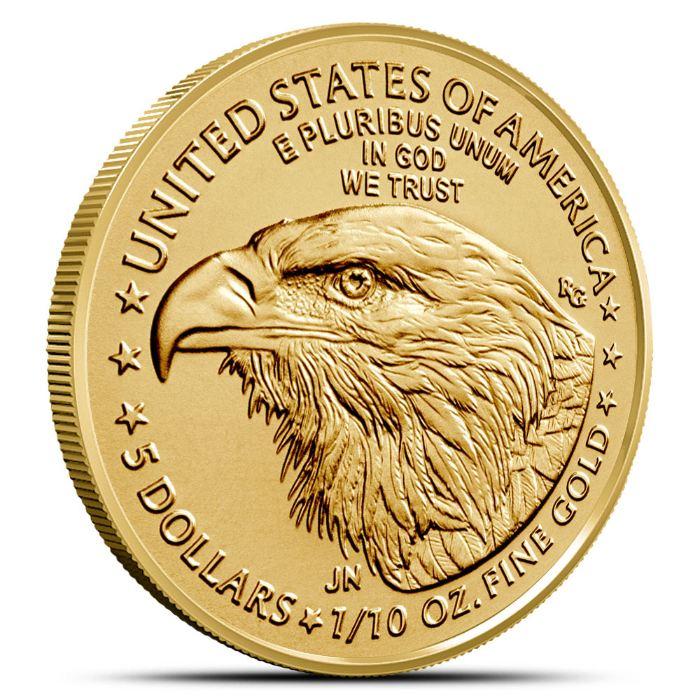 Picture of (Tube of 50) 2024 American Gold Eagle (AGE) 1/10 oz Gold Coin