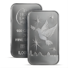 Picture of Holy Land Mint Dove of Peace 100 Gram Silver Bar - In Assay Card