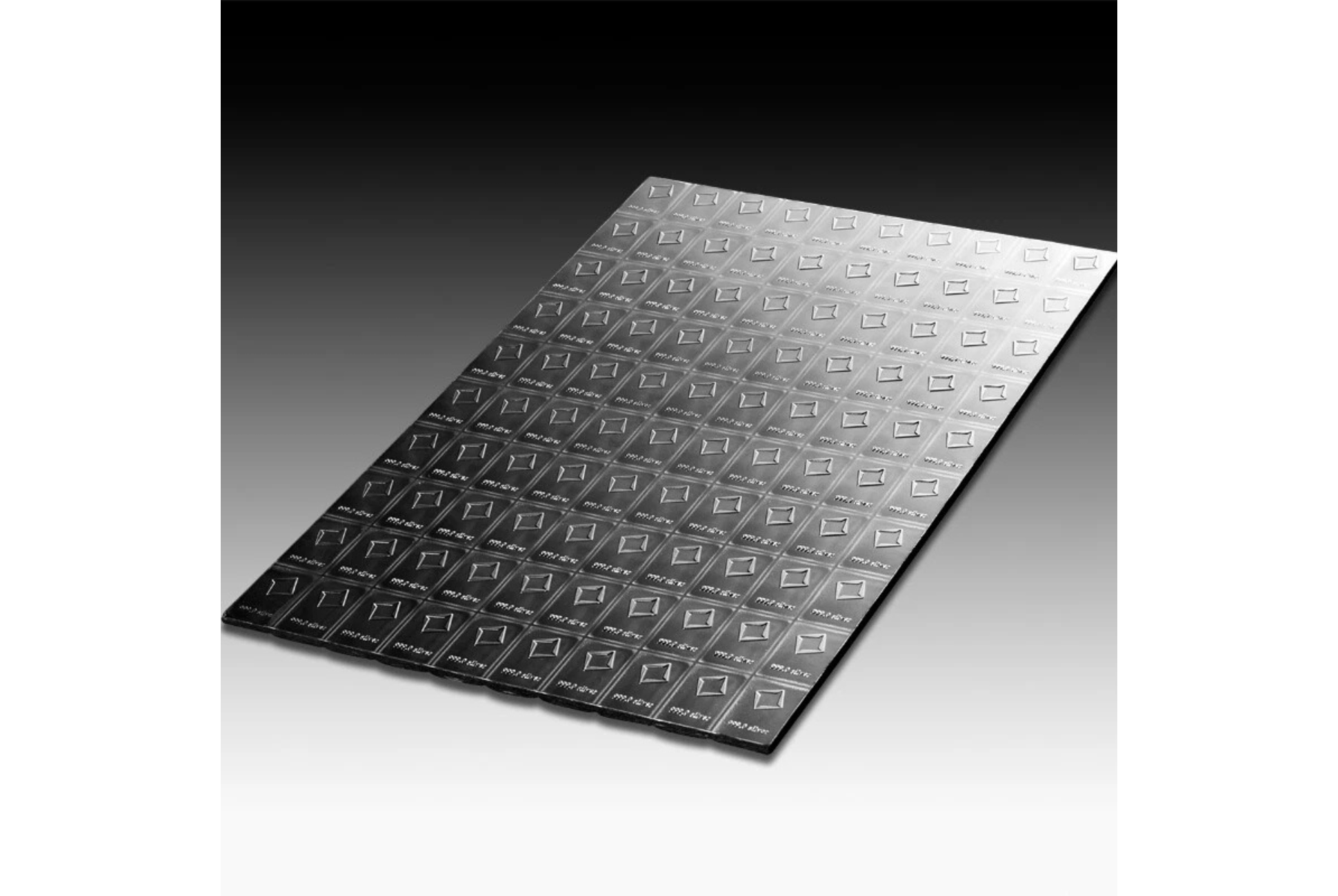 Picture of Valcambi 100 x 1 Gram Silver Bar CombiBar (100 Grams) - In Assay Card