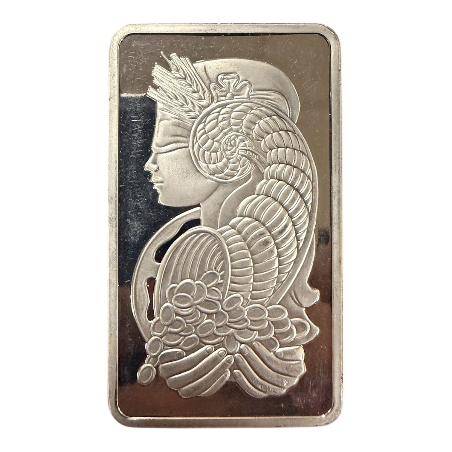 Picture of PAMP Suisse Lady Fortuna 5 oz Platinum Bar Low Serial No Assay