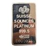 Picture of PAMP Suisse Lady Fortuna 5 oz Platinum Bar Low Serial No Assay